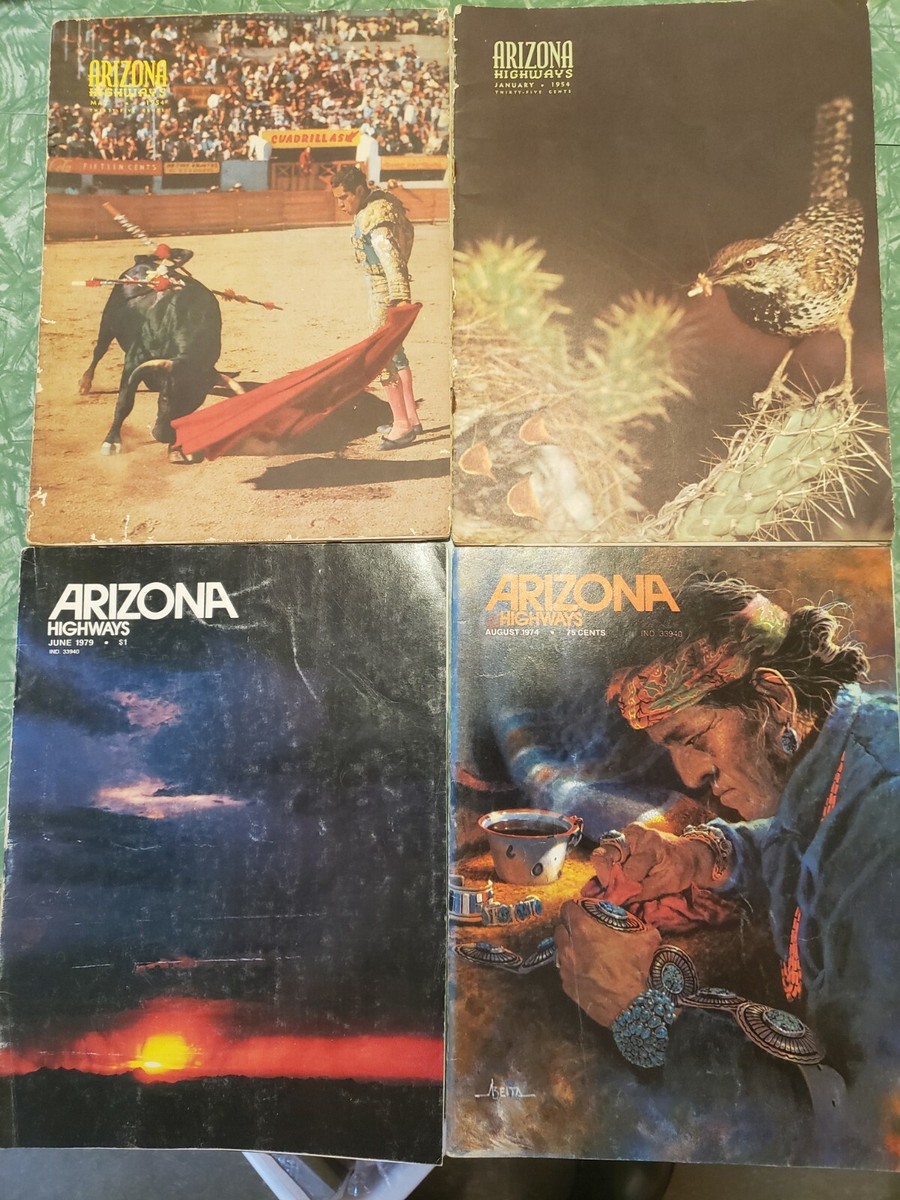 Arizona Highways Magazine Lot Of 4: January & May 1954 June