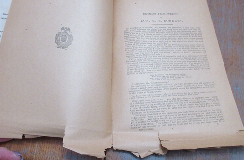 1916 Speech Extract HON. E. E. ROBERTS Of Nevada HOUSE OF REPRESENTATIVES - Picture 4 of 7