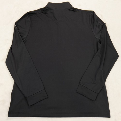 Callaway Opti-Dri 1/4 Zip Long Sleeve Stretch Black Pullover Men's Size Medium - Picture 6 of 14