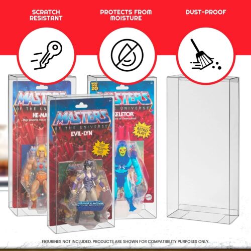NEW EVORETRO - Masters of The Universe Origins Action Figure Protector Case - Picture 2 of 8