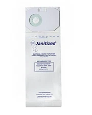Janitized JAN-NFCPTW16-2(10) Premium Replacement Commercial Vacuum Paper Bag for