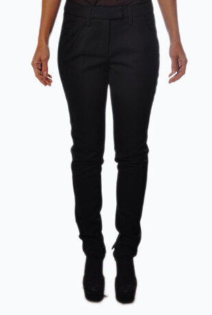 Pantalone gamba stretta for Woman Dondup Cut it 42 Color nero - Picture 1 of 3