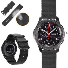 For Galaxy Watch 3 45mm / Galaxy Watch 46mm / Gear S3 Bands Nylon Sport Strap
