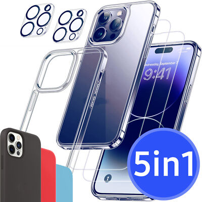 Handy Hülle Für iPhone 17 16 15 14 13 12 11 Pro Max Mini Air Silikon Case Schutz