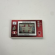 Cement Factory Mario's Nintendo Game & Watch RARE 1983 for