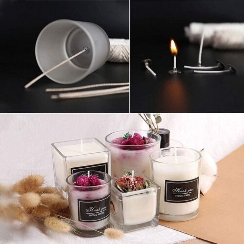 400 ft Cotton Candle Wick,24 PLY Braided Cotton Candle Making Wicks Spool + 2... - Picture 4 of 5