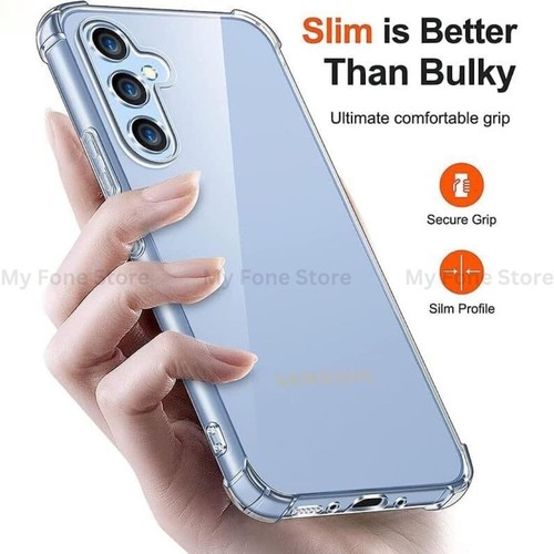 Clear Shockproof Bumper Case For Samsung S22 S21 S20 S10 Plus Ultra S9 S8 S7 S6 - Picture 4 of 7
