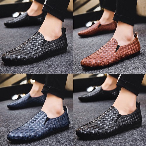 Men's Summer Shoes Breathable Soft Loafers Slip on Flats Casual Shoes Footwear - Picture 2 of 10