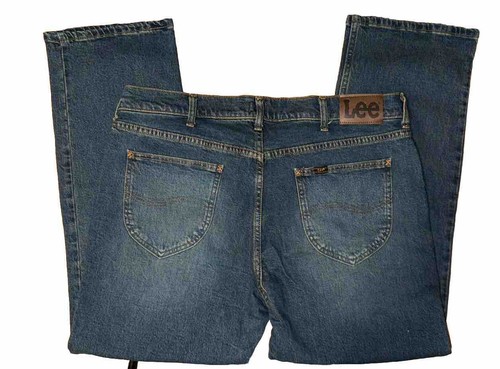 LEE Jeans THUNDER Regular Bootcut Stretch Size 38 X 29, Dark Wash, NWT - Picture 4 of 5