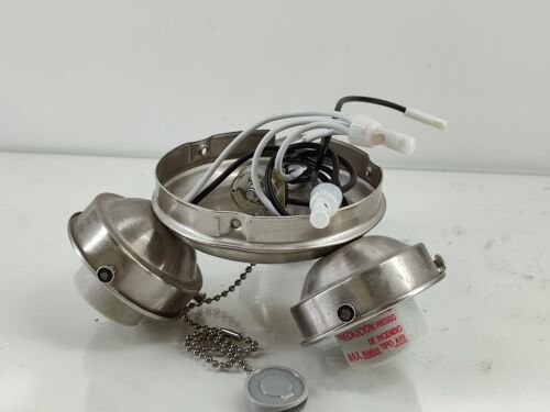 FOR PARTS ONLY - Light Kit - Clarkston II 44" Brushed Nickel Finish Ceiling Fan - Picture 7 of 16