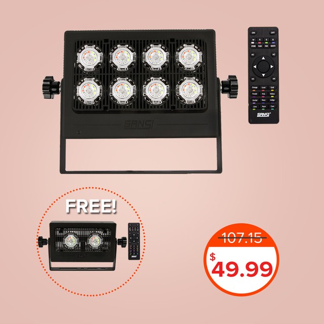 Sansi 50w Rgb Led Outdoor Color Changing With Remote Control Flood Lights