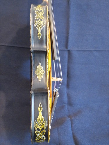 Deluxe fancy Norwegian fiddle 4/4 violin (4*4string)of profession concert #11740 - Picture 8 of 11