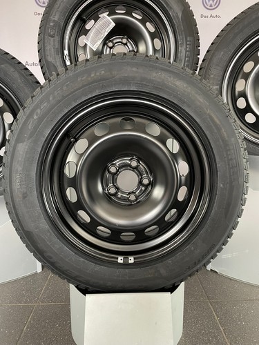 Original VW Skoda 16 Zoll Stahl Winterkomplettradsatz T-Cross Taigo Kamiq - Bild 2 von 9