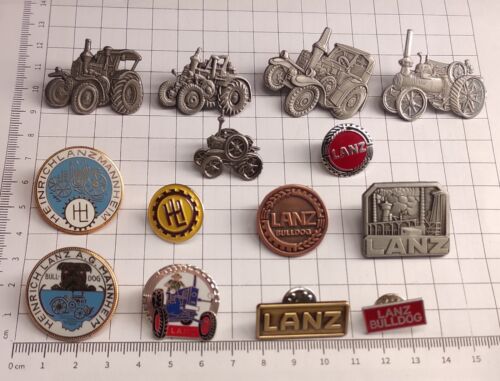 14er SET, PIN/Anstecker: LANZ BULLDOG Logos/Oldtimer Traktor/Trecker Modelle etc - Bild 2 von 5