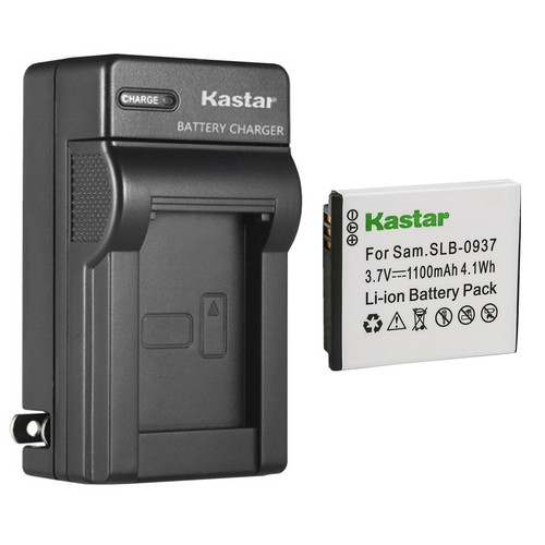 Kastar Battery AC Wall Charger for SLB-0937 Samsung Digimax L730, Digimax L735 - Picture 8 of 11
