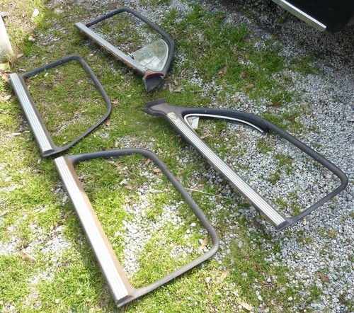 1946 1947 1948 Chrysler Windsor Door Garnish Molding Front Back Interior OEM - Picture 2 of 12