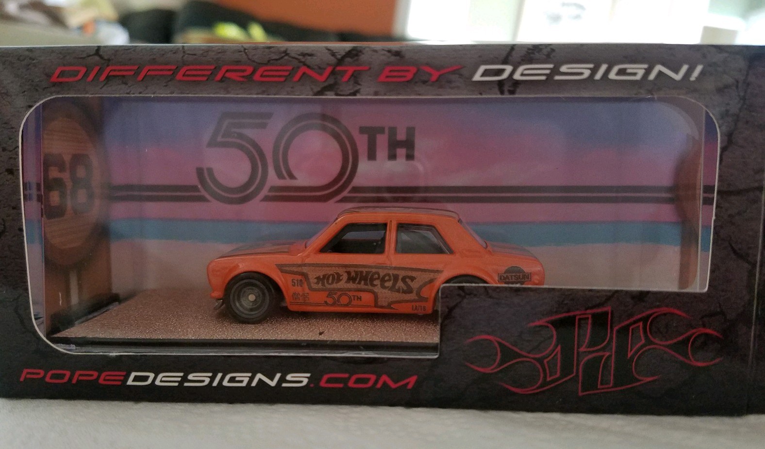 SALE HOT WHEELS ULTRA RARE 50TH ANNIVERSARY POPE DESIGNS DATSUN 510 3 SALE HOT WHEELS ULTRA RARE 50TH ANNIVERSARY POPE DESIGNS DATSUN 510 3