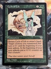 1x Cycle of Life Mirage NM MTG Magic the Gathering x1 MKE