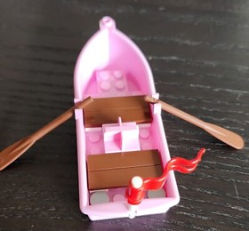 Lego Boat Bright Pink Boat Rose Disney 41052 Friends 41094 With Paddles 87585