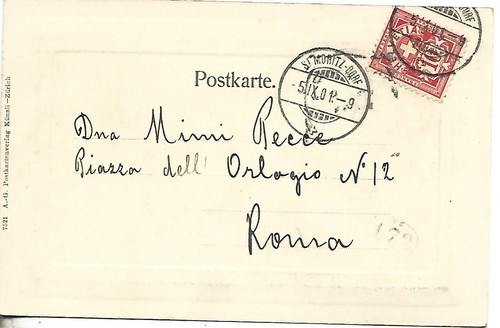 1901 SWITZERLAND  ST.MORITZ VILLAGE - Picture 2 of 2