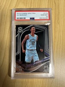 2019 panini spectra ja morant psa 10 #119 gem mint