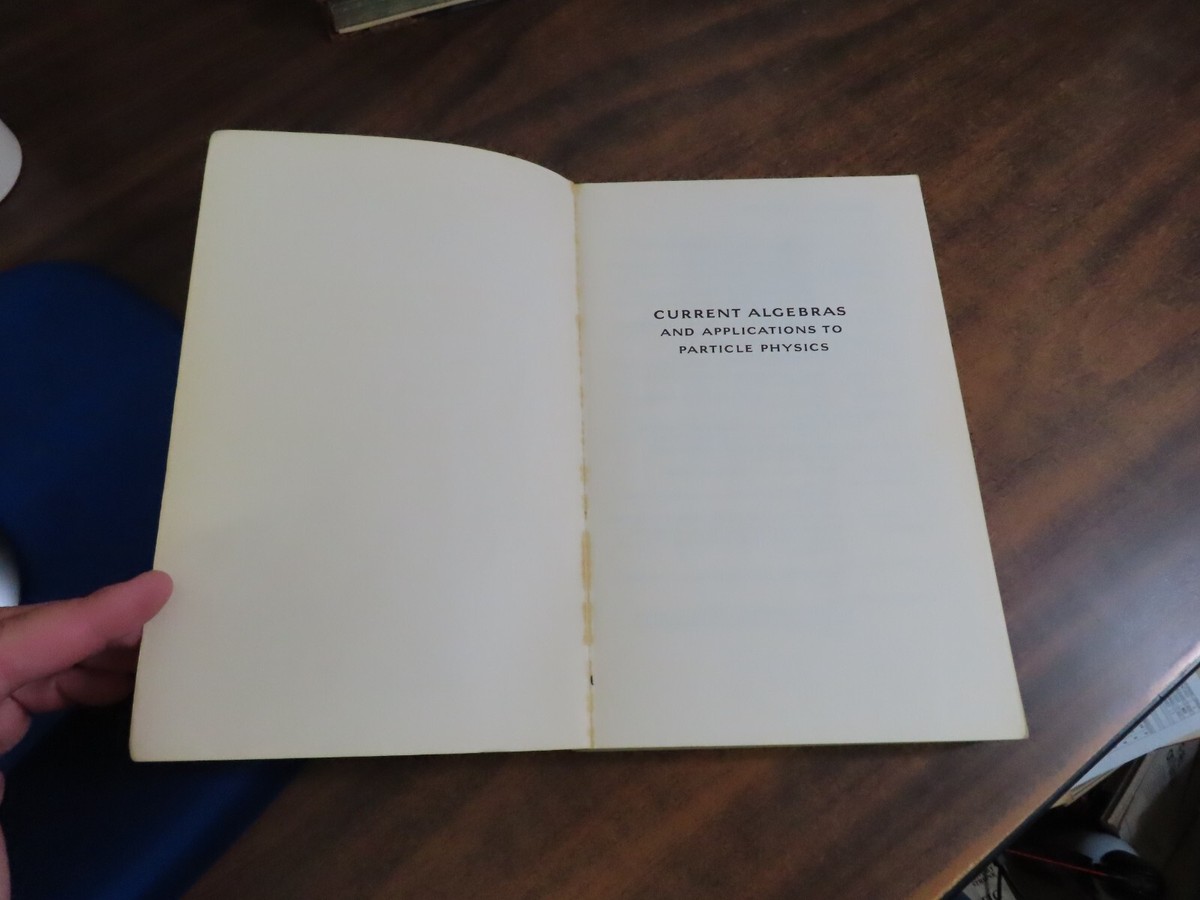 Current Algebras Stephen L Adler Roger F Dashen PPB 1968