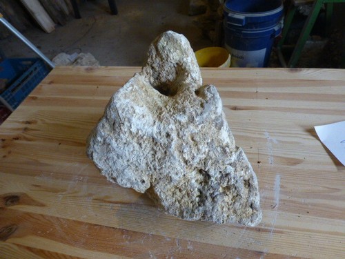 Quellstein Brunnenstein mit Loch für Quellsteinbrunnen Naturstein Nr. 57 Unikat - Bild 10 von 12