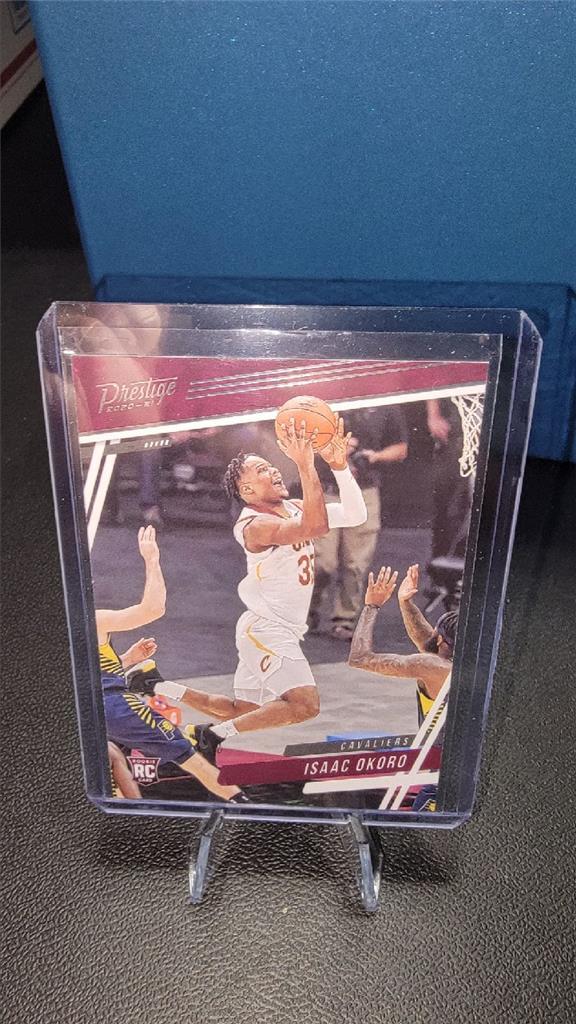 2020-21 Panini Chronicles Prestige Red #55 Isaac Okoro RC