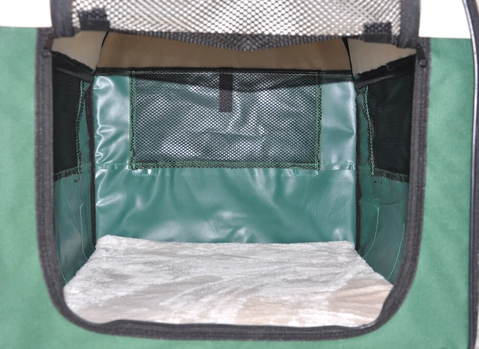 Go Pet Club 24" Portable Rounded Soft Collapsible Dog Crate - Image 3 of 4