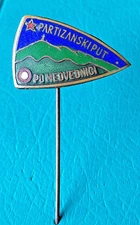 MOUNTAINEERING - CROATIA Partisans Paths MEDVEDNICA Transversal pin KASUN  type3