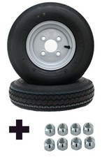 2x Komplettrad 4.80-8 4.00-8 70M 8 Zoll Muttern Anhänger Rad Reifen Goodride