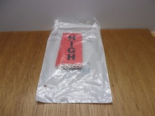 (Qty.50) Brady Vinyl Label HIGH Ammonia Black On Red 176234 4.00" H X 2.00" W