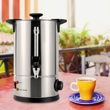 Stainless Steel Coffee Urn 8L/2.11gal Commercial Electric Coffee Maker Meeting