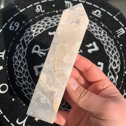 Muestra de cristal de cuarzo torre punta piedra amatista púrpura rosa druzy 320 g - Imagen 3 de 7