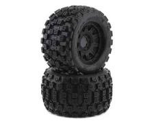 Pro-Line 1/8 Badlands MX38 F/R 3.8" MT Tires Mounted 17mm Black Raid PRO1012710