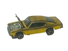 Hot Wheels Red Line vtg car Redline Mattel 1967 Custom Barracuda Gold RARE hood