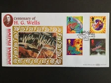 GB Benham 1995 Science Fiction Set on H G Wells First Day Cover - Worlds End SHS