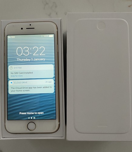 iPhone 6 - 64GB Gold 95% Batt Health- Unlocked Boxed & Good Condition - Afbeelding 2 van 8