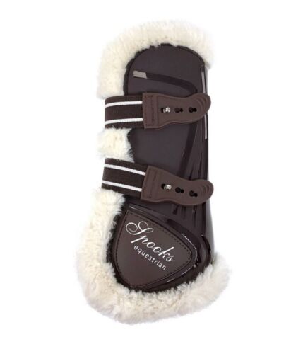 %% Spooks Gamaschen Tendon Boots Teddy Hartschalengamaschen mit Fell %% - Bild 2 von 3