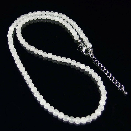 Collar con cuentas de piedras preciosas múltiples 4 mm redondo liso cuarzo amatista cristal de jade - Imagen 108 de 123
