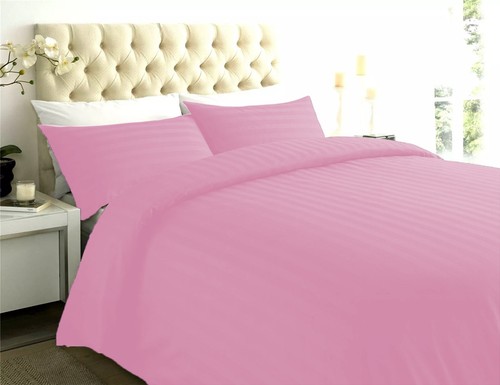 100% Egyptian P Cotton Duvet Cover Pillow Case TC400 Stripe Bedding Set All Size - Picture 151 of 264