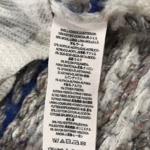 Free People cardigan donna oversize lana grossa maglia maglione medio boho - Foto 5 di 9