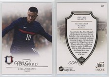 2021-22 Futera Unique World Football Forwards Kylian Mbappe #079