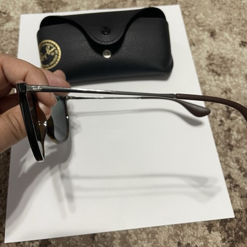 Ray-Ban Erika RB4171 Damen Sonnenbrille - nur Gestell schwarz/grau und Etui - Bild 2 von 6