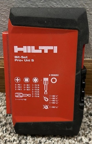 Hilti 2039201 Professional Drill Bit Kit Impact Magnetic