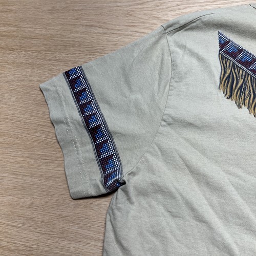 Vintage 90s Art Unlimited Tassel Western Graphic Baggy T Shirt Womens XL USA - Picture 17 of 23