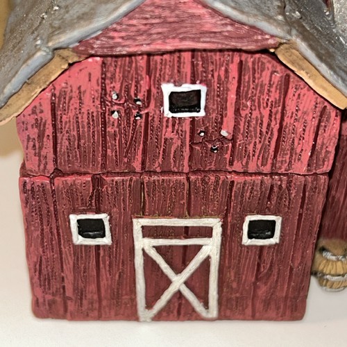 2009 Boyd's by Enesco große rote Scheune Schmuckschatulle mit Überraschungen innen 3,5" Höhe - Bild 4 von 18