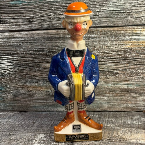 Vintage 1971 Bourbon Ezra Brooks Clown Decanter  - Picture 7 of 7