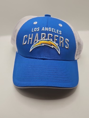 NFL Football Boys One Size Mesh Baseball Cap Hat Los Angeles Chargers - Picture 2 of 13
