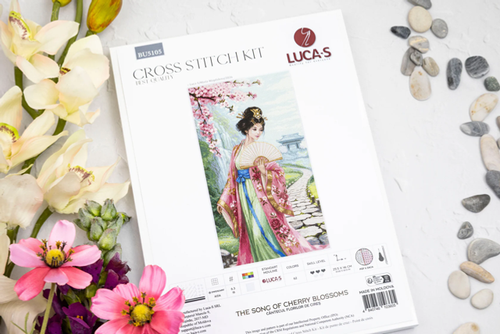 The Song of Cherry Blossoms Stitch Kit ~ Luca S - Picture 2 of 2